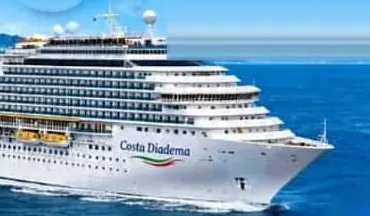 Cruzeiro América do Sul: Costa Diadema · embarque em Santos